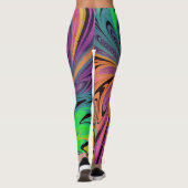 Legging Psicodélico - Diseño Vibrante y Creativo レギンス (裏面)