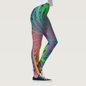 Legging Psicodélico - Diseño Vibrante y Creativo レギンス (右)