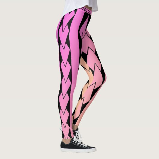 Legging style tribal rose dégradé レギンス (右)