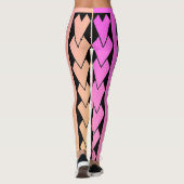 Legging style tribal rose dégradé レギンス (裏面)