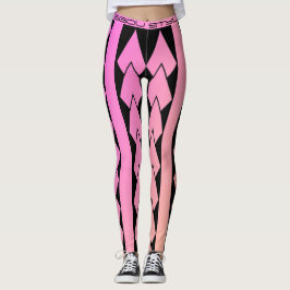 Legging style tribal rose dégradé レギンス