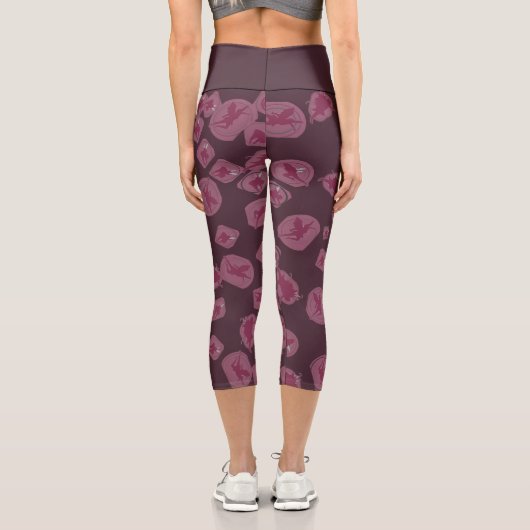 Legging Taille Haute Féerique Bordeau カプリレギンス (裏面)