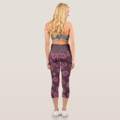 Legging Taille Haute Féerique Bordeau カプリレギンス (裏面)