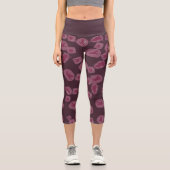 Legging Taille Haute Féerique Bordeau カプリレギンス (正面)