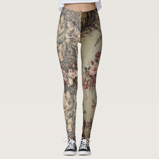 legging toile de jouy レギンス (正面)