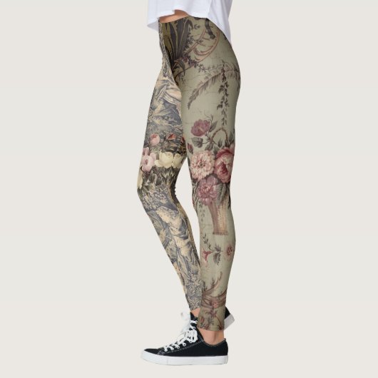 legging toile de jouy レギンス (左)
