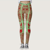 Legging Tribal Tatoo レギンス (正面)