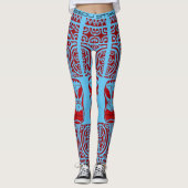 Legging Tribal Tatoo レギンス (正面)