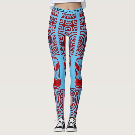 Legging Tribal Tatoo レギンス (正面)