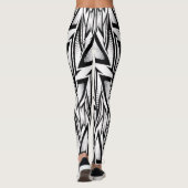 Leggings Abstract Geometric Sport design レギンス (裏面)