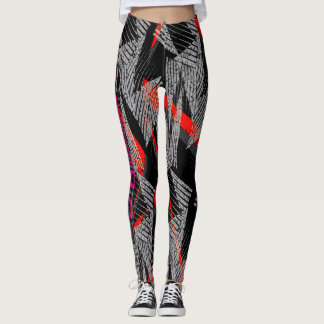 leggings abstract | modern sporty style レギンス
