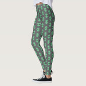 Leggings alienígena verde レギンス (左)