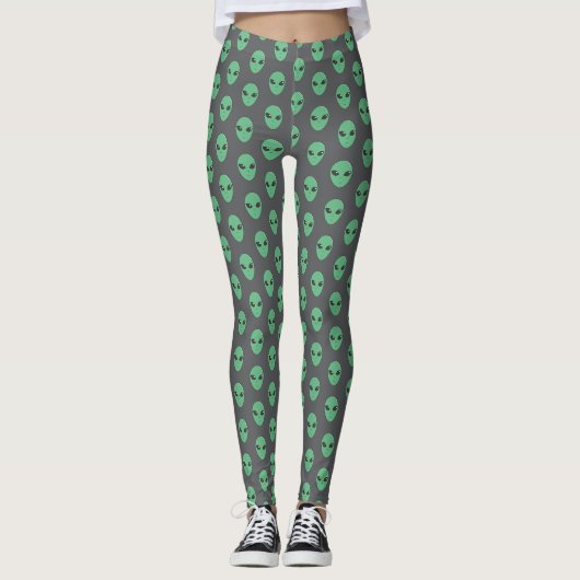 Leggings alienígena verde レギンス (正面)