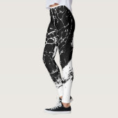  Leggings blanco y negro レギンス (左)