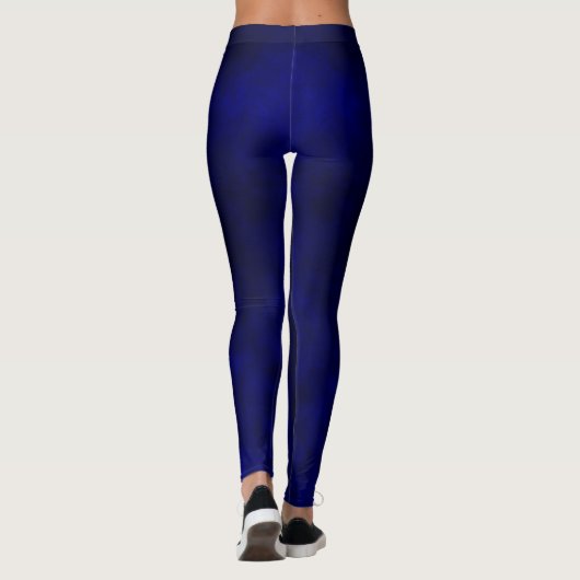 Leggings - Blau marmoriert レギンス (裏面)
