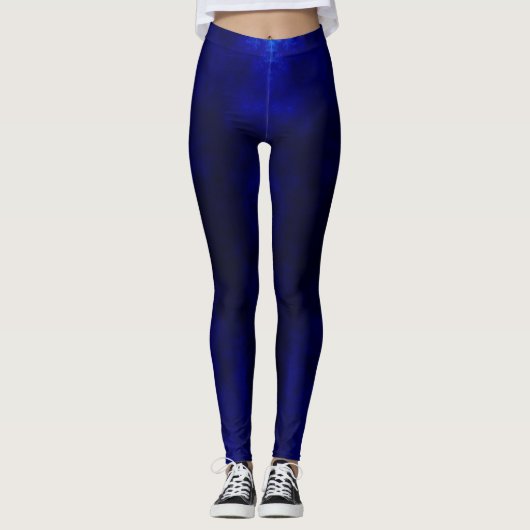 Leggings - Blau marmoriert レギンス (正面)