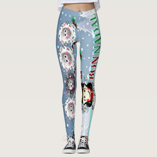 Leggings Caganer Catalunya by Simonsitos レギンス (正面)