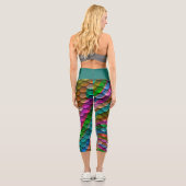 Leggings Capri capri taille haute sirène カプリレギンス (裏面)