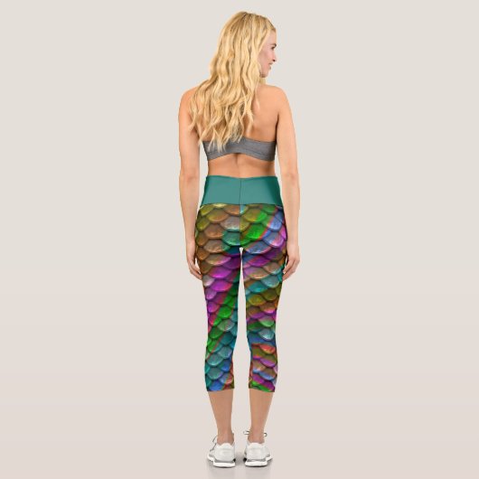 Leggings Capri capri taille haute sirène カプリレギンス (裏面)