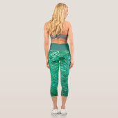Leggings Capri capri taille haute sirène カプリレギンス (裏面)