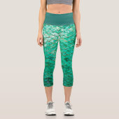 Leggings Capri capri taille haute sirène カプリレギンス (正面)