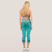 Leggings Capri capri taille haute sirène カプリレギンス (裏面)