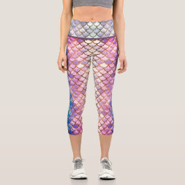 Leggings Capri capri taille haute sirène カプリレギンス