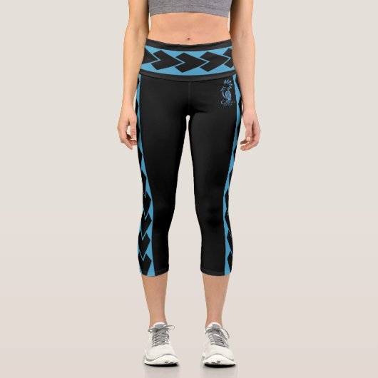 Leggings Capri Capris taille haute Amazone カプリレギンス (正面)