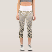 leggings capri de animal jirafa カプリレギンス (正面)