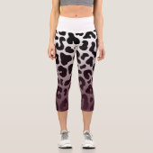 Leggings Capri High Waisted Capris leopardo カプリレギンス (正面)
