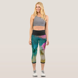 Leggings Capri Legging artistique by Lyla FERRARIS カプリレギンス