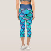 Leggings Capri taille haute sirène カプリレギンス (裏面)