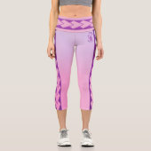 Leggings Capri taille haute tribal Amazone カプリレギンス (正面)