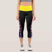 Leggings Capri  taille haute tribal Amazone カプリレギンス (正面)