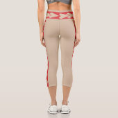 Leggings Capri taille haute tribal Amazone カプリレギンス (裏面)