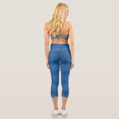 Leggings Capri tejano ecológico カプリレギンス (裏面)