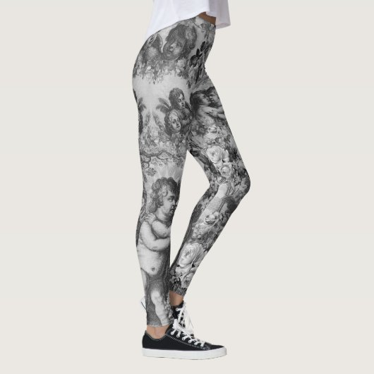 Leggings cherubins anges gris レギンス (右)