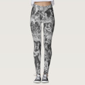 Leggings cherubins anges gris レギンス (正面)