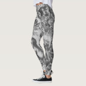 Leggings cherubins anges gris レギンス (左)