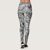 Leggings cherubins anges gris レギンス (裏面)