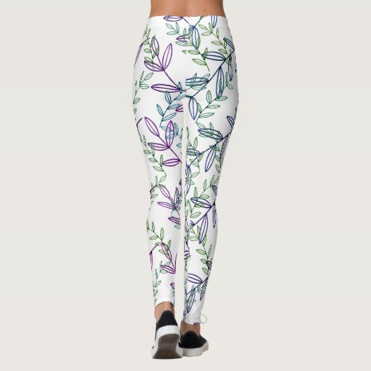 Leggings creeping plants レギンス (裏面)