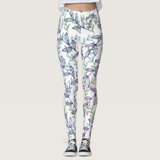 Leggings creeping plants レギンス