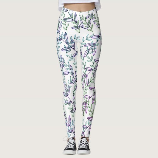 Leggings creeping plants レギンス (正面)