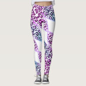 Leggings de leopardo en rosa レギンス (正面)
