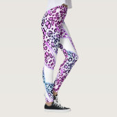 Leggings de leopardo en rosa レギンス (右)