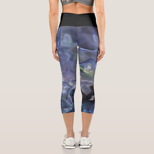 Leggings effet marbré カプリレギンス (裏面)
