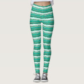 Leggings estampadas diseño geomètrico edificios レギンス (正面)