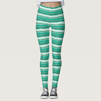 Leggings estampadas diseño geomètrico edificios レギンス