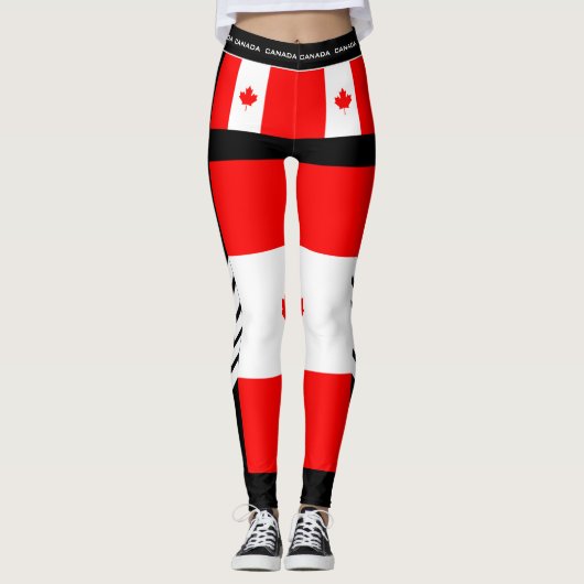Leggings femme design Canada レギンス (正面)