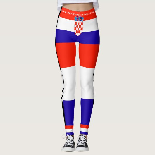 Leggings femme design Croatie レギンス (正面)